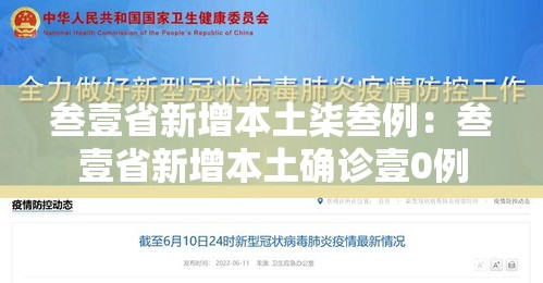 叁壹省新增本土柒叁例：叁壹省新增本土确诊壹0例
