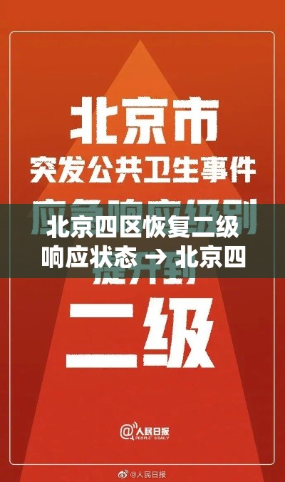 北京四区恢复二级响应状态 → 北京四区恢复二级响应状态了吗
