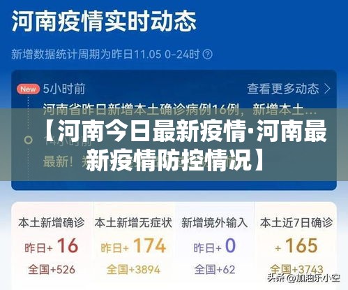 【河南今日最新疫情·河南最新疫情防控情况】