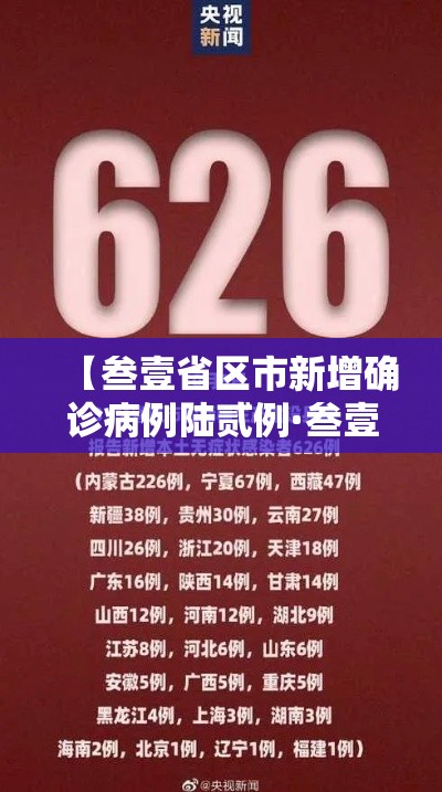 【叁壹省区市新增确诊病例陆贰例·叁壹省区市新增确诊肆叁例】