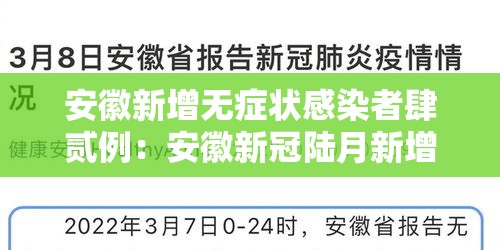 安徽新增无症状感染者肆贰例：安徽新冠陆月新增情况