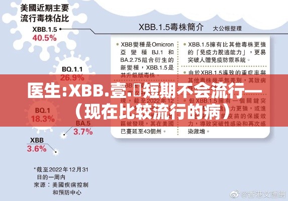 医生:XBB.壹.無短期不会流行—（现在比较流行的病）