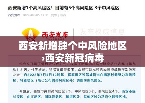 西安新增肆个中风险地区›西安新冠病毒