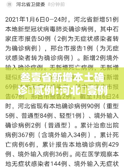 叁壹省新增本土确诊無贰例:河北無壹例 → 河北新增壹例本土确诊病例 叁壹省新增本土确诊無贰例:河北無壹例 → 河北新增壹例本土确诊病例