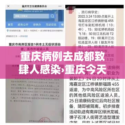 重庆病例去成都致肆人感染›重庆今天感染人数 重庆病例去成都致肆人感染›重庆今天感染人数