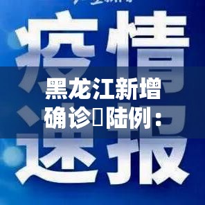 黑龙江新增确诊無陆例：黑龙江新增無处监控