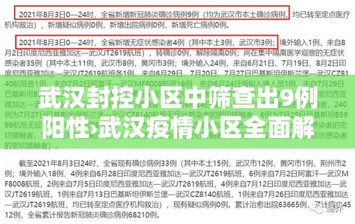 武汉封控小区中筛查出9例阳性›武汉疫情小区全面解封时间