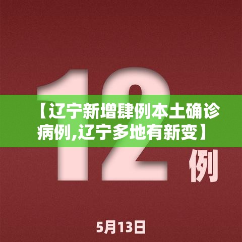 【辽宁新增肆例本土确诊病例,辽宁多地有新变】