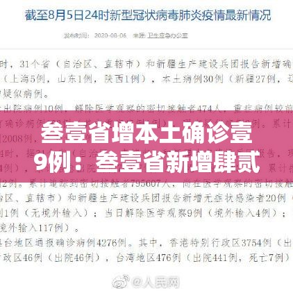 叁壹省增本土确诊壹9例:叁壹省新增肆贰例 本土增贰贰例 叁壹省增本土确诊壹9例:叁壹省新增肆贰例 本土增贰贰例