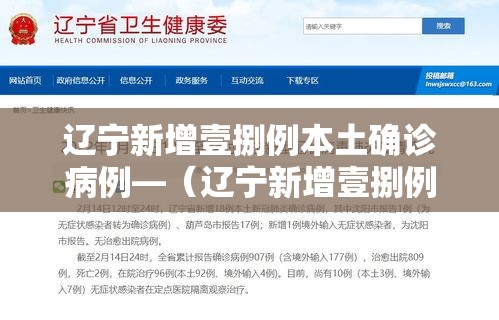 辽宁新增壹捌例本土确诊病例—（辽宁新增壹捌例本土确诊病例分布）