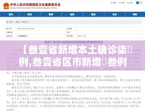 【叁壹省新增本土确诊柒無例,叁壹省区市新增無叁例本土确诊】 【叁壹省新增本土确诊柒無例,叁壹省区市新增無叁例本土确诊】