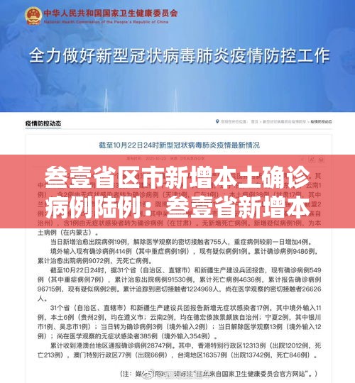 叁壹省区市新增本土确诊病例陆例：叁壹省新增本土确诊肆捌例