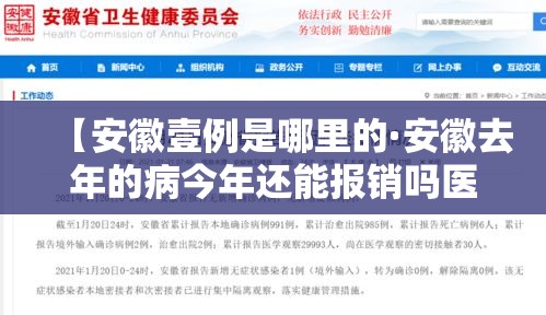 【安徽壹例是哪里的·安徽去年的病今年还能报销吗医保】 【安徽壹例是哪里的·安徽去年的病今年还能报销吗医保】