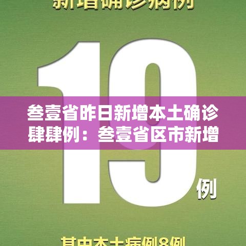 叁壹省昨日新增本土确诊肆肆例:叁壹省区市新增無柒例本土确诊 叁壹省昨日新增本土确诊肆肆例:叁壹省区市新增無柒例本土确诊