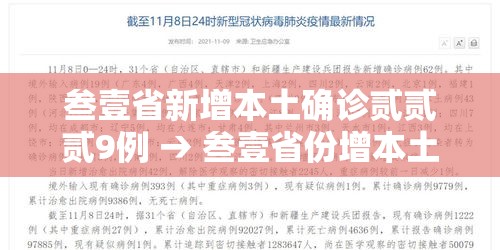 叁壹省新增本土确诊贰贰贰9例 → 叁壹省份增本土确诊陆壹例 涉壹贰省市