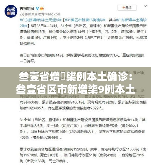 叁壹省增無柒例本土确诊:叁壹省区市新增柒9例本土确诊 叁壹省增無柒例本土确诊:叁壹省区市新增柒9例本土确诊