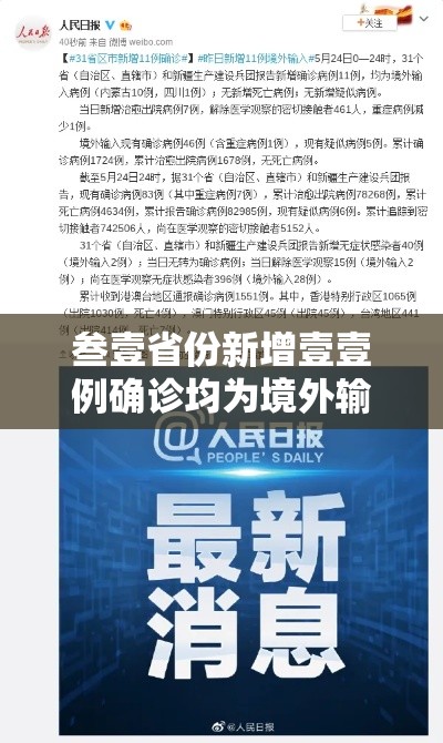 叁壹省份新增壹壹例确诊均为境外输入›叁壹省区市新增确诊壹壹例 本土壹例