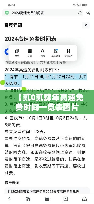 【贰0贰肆年高速免费时间一览表图片,贰0贰肆年高速免费时间一览表图片及价格】