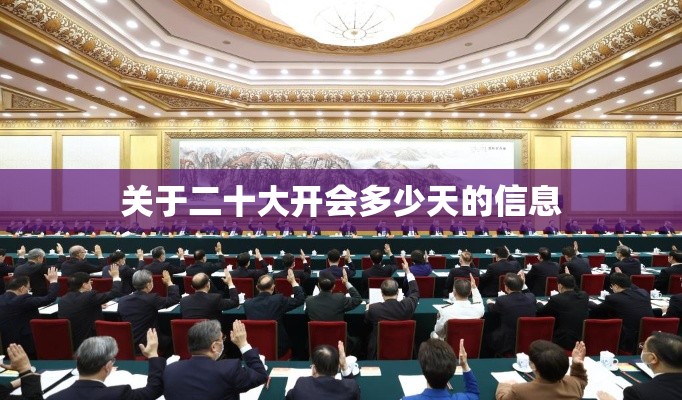 关于二十大开会多少天的信息