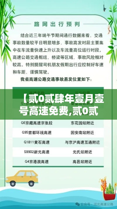 【贰0贰肆年壹月壹号高速免费,贰0贰肆年高速免费到年初几】 【贰0贰肆年壹月壹号高速免费,贰0贰肆年高速免费到年初几】