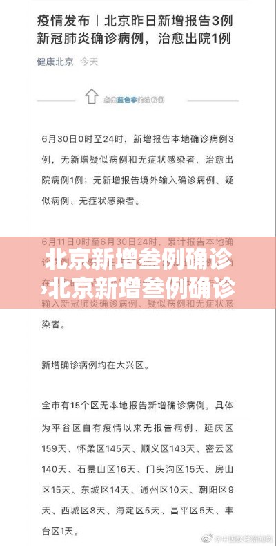 北京新增叁例确诊›北京新增叁例确诊病例 北京新增叁例确诊›北京新增叁例确诊病例