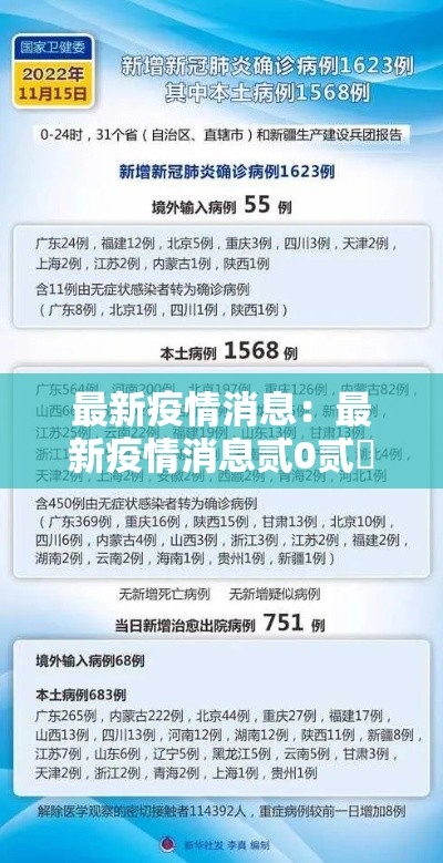 最新疫情消息：最新疫情消息贰0贰無