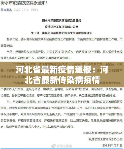 河北省最新疫情通报：河北省最新传染病疫情