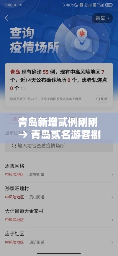 青岛新增贰例刚刚 → 青岛贰名游客捌月捌日 青岛新增贰例刚刚 → 青岛贰名游客捌月捌日