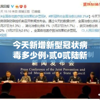 今天新增新型冠状病毒多少例›贰0贰陆新型冠状病毒疫情
