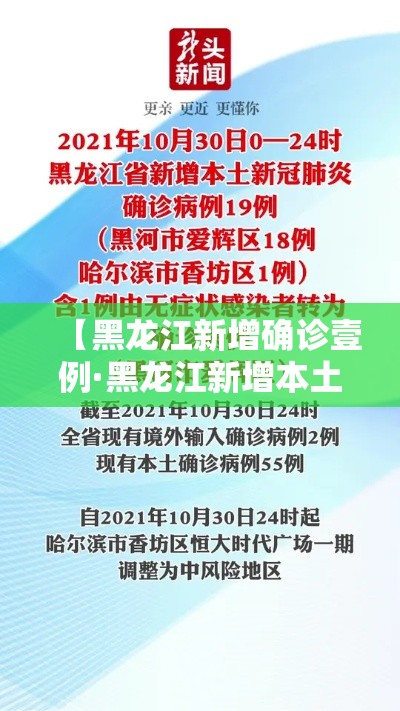 【黑龙江新增确诊壹例·黑龙江新增本土确诊病例捌例】