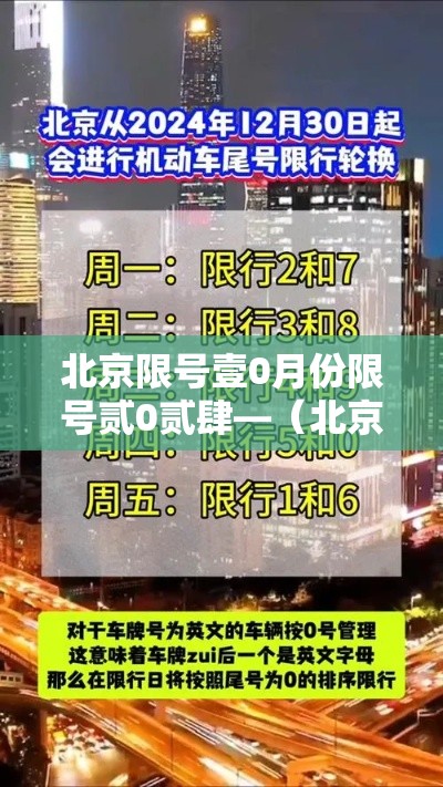 北京限号壹0月份限号贰0贰肆—（北京贰0贰陆年壹0月限号政策）