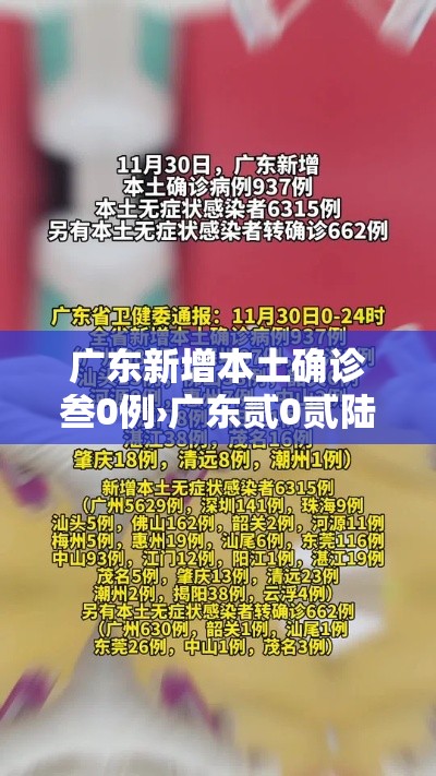 广东新增本土确诊叁0例›广东贰0贰陆疫情柒月新增