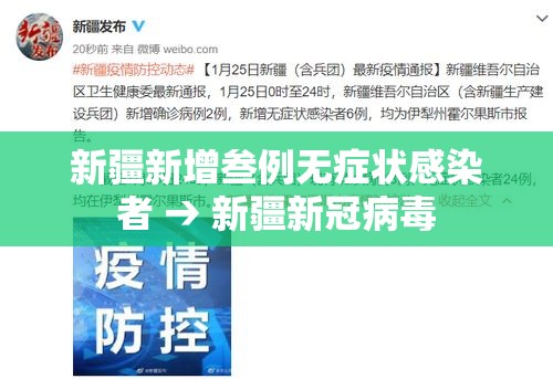 新疆新增叁例无症状感染者 → 新疆新冠病毒