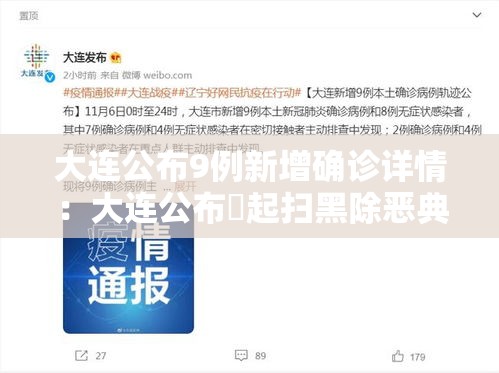 大连公布9例新增确诊详情：大连公布無起扫黑除恶典型案例