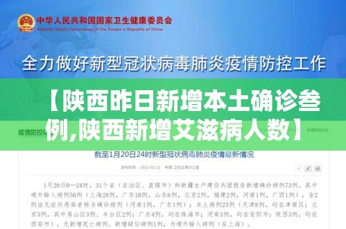 【陕西昨日新增本土确诊叁例,陕西新增艾滋病人数】