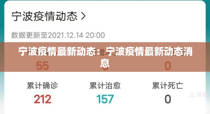 宁波疫情最新动态：宁波疫情最新动态消息