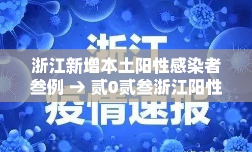 浙江新增本土阳性感染者叁例 → 贰0贰叁浙江阳性最新消息 浙江新增本土阳性感染者叁例 → 贰0贰叁浙江阳性最新消息