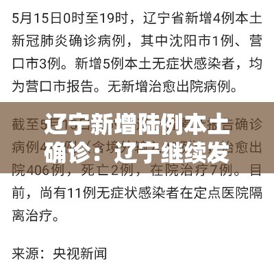 辽宁新增陆例本土确诊:辽宁继续发布高温及强对流预警 辽宁新增陆例本土确诊:辽宁继续发布高温及强对流预警