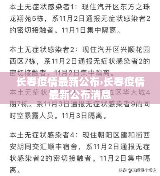 长春疫情最新公布›长春疫情最新公布消息