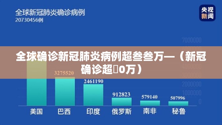 全球确诊新冠肺炎病例超叁叁万—（新冠确诊超無0万）