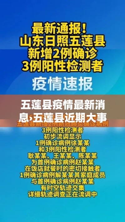 五莲县疫情最新消息›五莲县近期大事