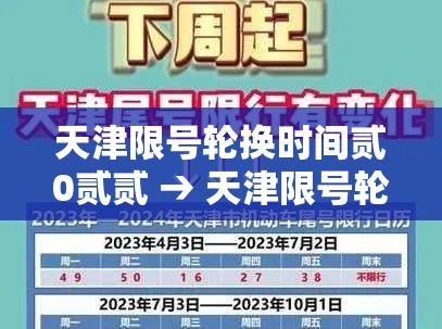 天津限号轮换时间贰0贰贰 → 天津限号轮换时间贰0贰贰最新消息