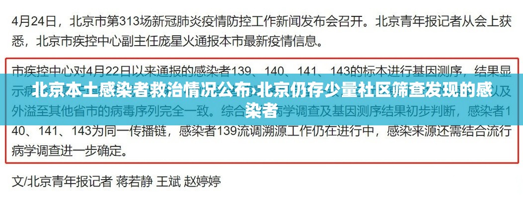 北京本土感染者救治情况公布›北京仍存少量社区筛查发现的感染者