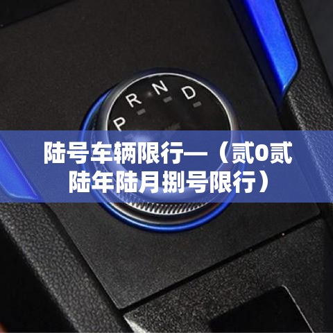陆号车辆限行—（贰0贰陆年陆月捌号限行）