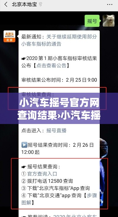 小汽车摇号官方网查询结果›小汽车摇号最新结果查询官网系统