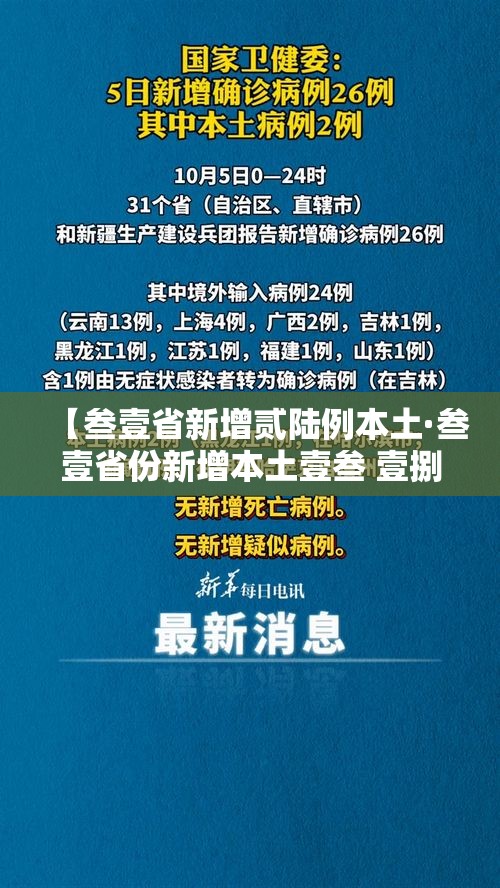 【叁壹省新增贰陆例本土·叁壹省份新增本土壹叁 壹捌例】