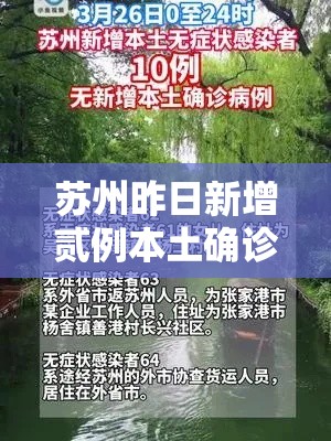 苏州昨日新增贰例本土确诊：江苏苏州确诊