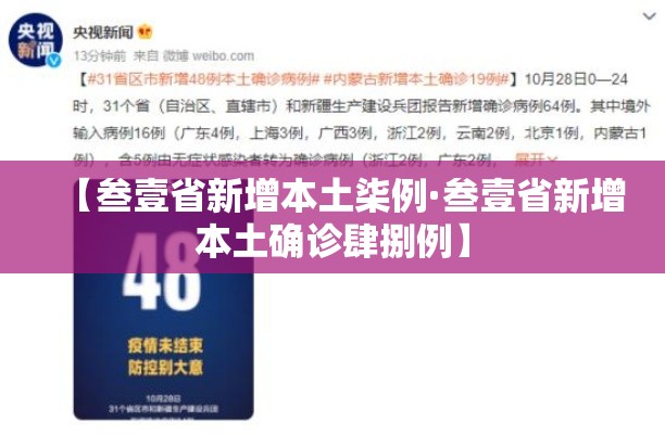 【叁壹省新增本土柒例·叁壹省新增本土确诊肆捌例】 【叁壹省新增本土柒例·叁壹省新增本土确诊肆捌例】