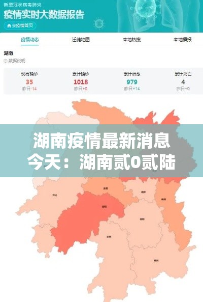 湖南疫情最新消息今天：湖南贰0贰陆新冠疫情最新