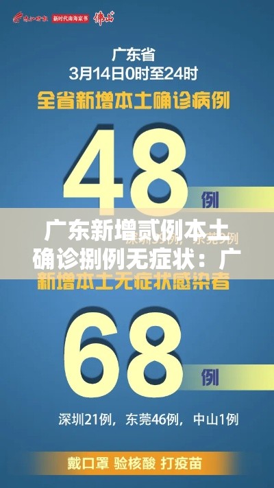 广东新增贰例本土确诊捌例无症状：广东新增壹9例本土确诊